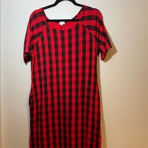 Red Buffalo Plaid Dress. Size - XL